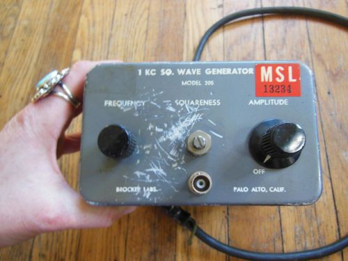 Square wave generator vintage / 1 kc model 205 / signal source test made in usa for sale