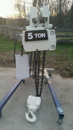 COFFING 5 TON ELECTRIC CHAIN HOIST