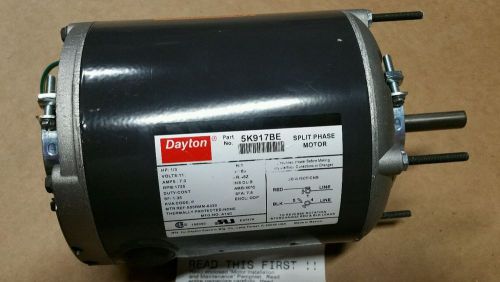 1/3 HP Dayton Motor, Open Drip-Proof 1/2 Shaft (Motor Only)
