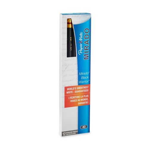 Paper Mate 12 Count #2 Mirado Black Warrior Lead Pencils Medium Soft (2254)