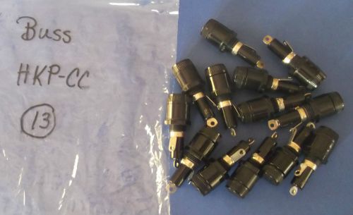 HKP-CC BUSS FUSE HOLDER - QTY 13 - NEW FITS FUSES  1/4&#034; DIAMETER X 1 1/4&#034; LONG