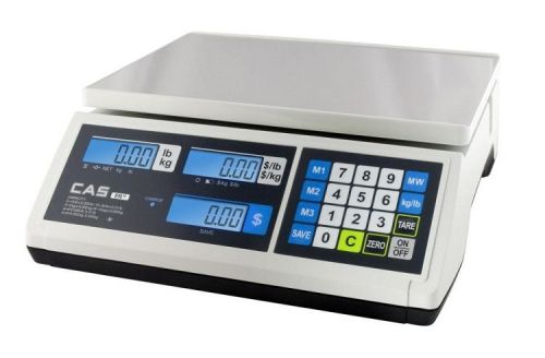 CAS ER Jr 30lb Dual Range Price Computing Scale