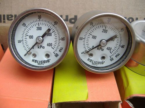 HELICOID  3827-0 PRESSURE GAUGE 0-60PSI (LOT of 42)