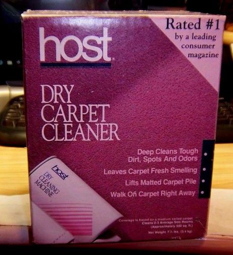 NEW in Box! HOST Dry Carpet Rug Cleaner 7.5 lbs (3.4 kg)