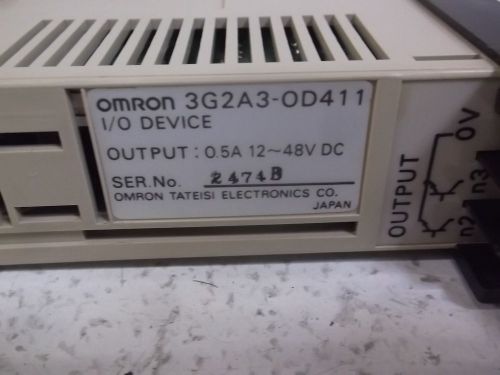 OMRON 3G2A3-OD411 OUTPUT MODULE 8 POINT RELAY *NEW OUT OF BOX*
