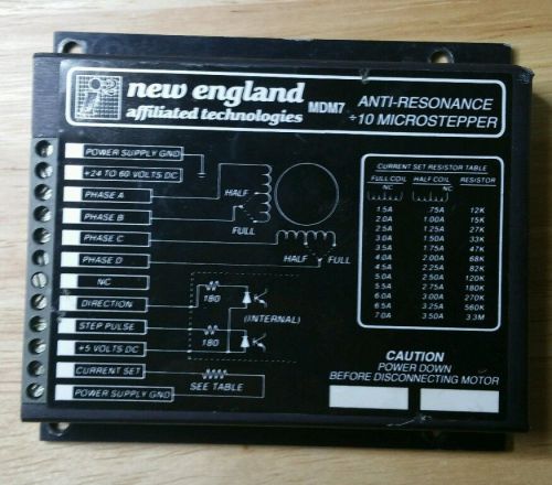 NEW ENGLAND AFFILIATED TECHNOLOGIES MDM7 ANTI-RESONANCE MICROSTEPPER USA Seller