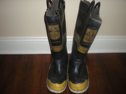 &#034;Servus&#034; Refleshin Firefighter Turnout Gear  Men&#039;s Size 11 Steel Toe &amp; Shank