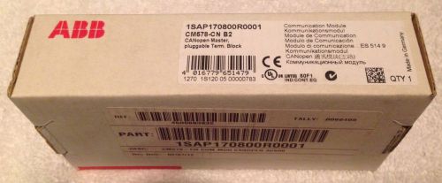 ABB CM578-CN CAT 1SAP170800R0001 CANopen Master Communications Module