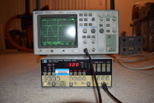 HP 8116A Function Signal Pulse Waverform Generator 50Mhz (Good working!) +GPIB