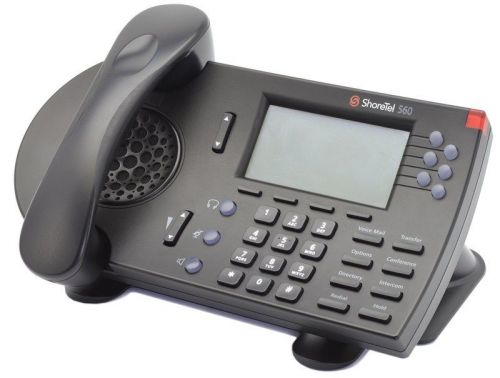 ShoreTel 560G Black LCD Display IP Phone A-Stock Refurbished