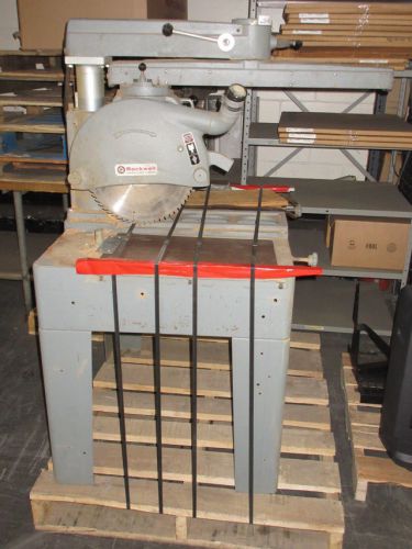 Rockwell radial arm saw for sale