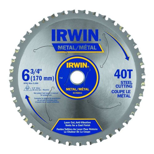 NEW IRWIN 4935554 - 40T - 6-3/4&#034; METAL BLADE