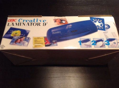 GBC CREATIVE LAMINATOR 9&#034; CIB