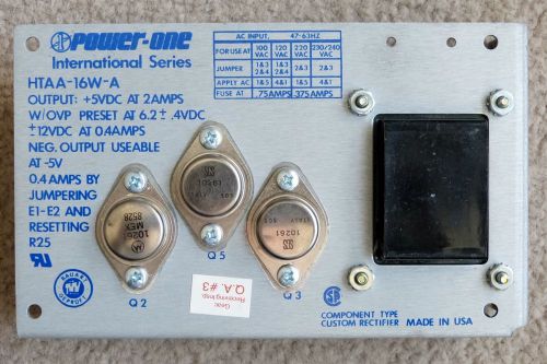 Power-One HTAA-16W-A International Series +5V-2A DC Power Supply