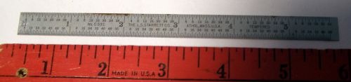 ** Vintage -- STARRETT -- C331 - TEMPERED STEEL - 6 inch - MACHINISTS RULER **