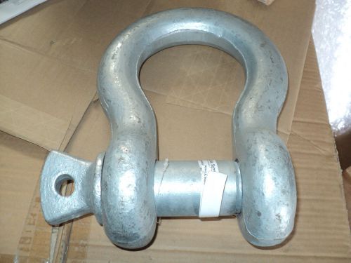 DAYTON 2MWN7 Shackle, Screw Pin, 50000 lb., dia. 2 In.