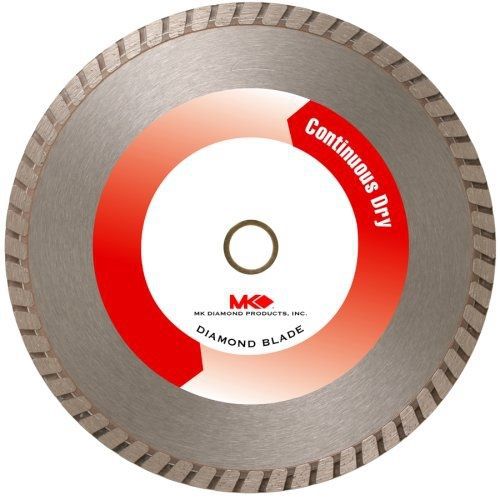 Mk diamond 158358 mk-625d 10-inch dry cutting continuous rim saw blade with for sale