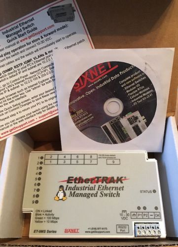 EtherTRAK Sixnet ET-9MS-1 Industrial Ethernet Managed Switch