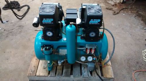 Apollo Dental Air Compressor 2 hp 20 gal Twin Compressor Unit