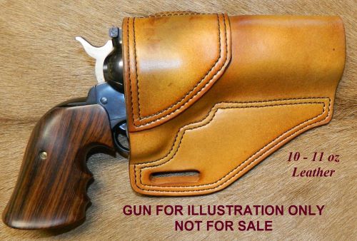 Gary C&#039;s Avenger OWB &#034;XH&#034; Revolver Holster RUGER NM Blackhawk 4-5/8&#034; Leather