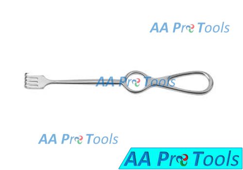 AA Pro: Volkman Retractor 4 Prong Sharp 8.5&#034;Surgical Instrument Stainless Steel