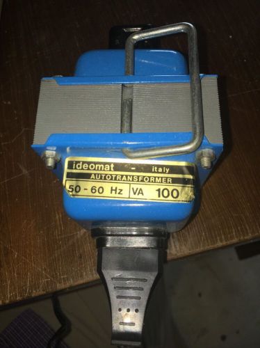 Ideomat Modena Italy 300 VA Autotransformer w/ Plugs