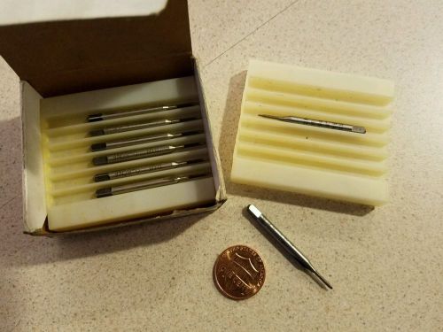 New reiff &amp; nestor co 2 flute 0-80 gh2 plug taps in original box u.s.a made 8pcs for sale