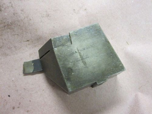 Brown &amp; Sharpe Turret Tool Cut Off Holder 12A Low Back Lathe Screw Machine B&amp;S