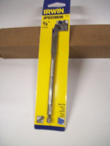 Qty of 2  ~ Irwin Speedbor 3/8&#034; Blue-Groove Spade Bit 88806