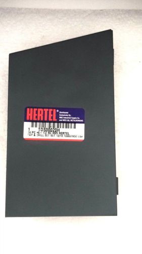 Hertel 18pc #6-1/2 nc hss tap and drill set made in usa for sale
