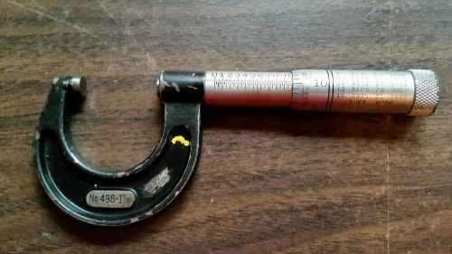 STARRETT MICROMETER NO. 436-1 IN.