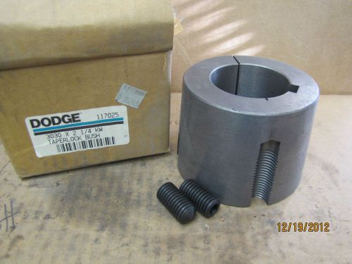 Dodge Bushing 3030 X 2-1/4 KW 117025 3030214KW 2-1/4&#034; Bore New