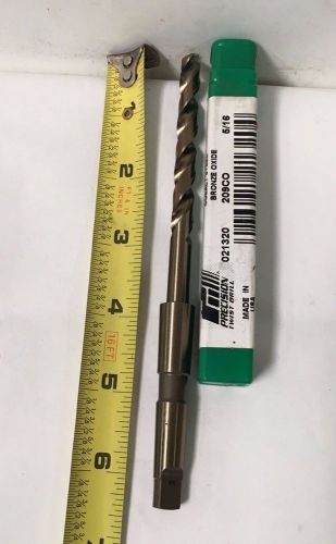 Lot 2 High Speed Steel Taper Shank 5/16 Drill Bit HSS Lathe PRECISION Twist New