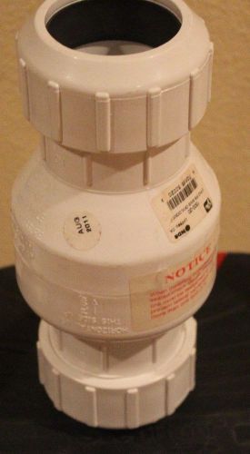 lot of 2   2&#034; PVC Heavy Duty  Check Valve Compression , Lindsay NEW