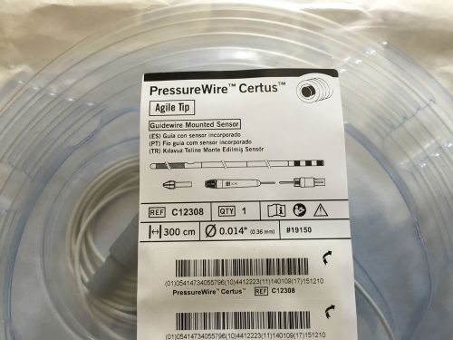 C12008. St Jude Medical PressureWire Certus Angile Tip. Guidewire Mounted Sensor