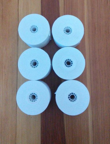 6 Rolls Cash Register Adding Machine Calculator Paper Rolls 2 1/4&#034; X 150&#039;  White