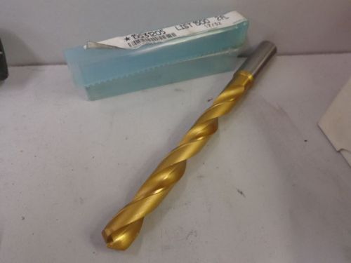 NOS OSG 17/32 130DEG PA TIN COATED COBALT JOBBER DRILL #15531205  STK 8928