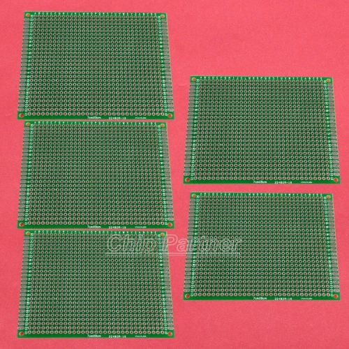 5pcs Universal Double Side Board PCB 7x9cm 1.6mm 2.54mm DIY Prototype Paper PCB