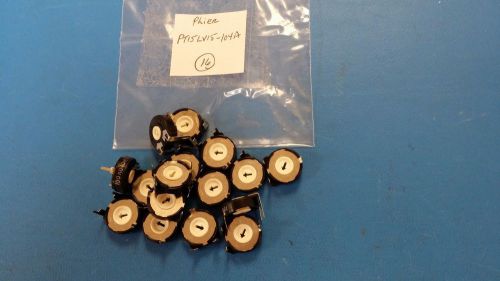 (5 PCS) PT15LV15-104A2020, Piher, 15 mm Carbon Potentiometer, 100 kOhm, 20%