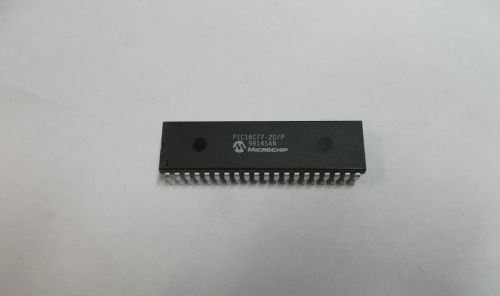 Lot of10 microchip ics 8 bit microctrlr pic16c7720p mcu 14kb 40pdip 368ram 20mhz for sale