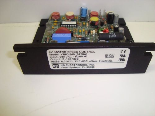 KB ELECTRONICS DC SPEED CONTROL KBIC-240(9428A)