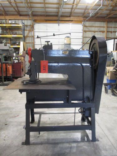 Whitney Jensen Model 150 Deep Throat Power Punch Press 10 Ton