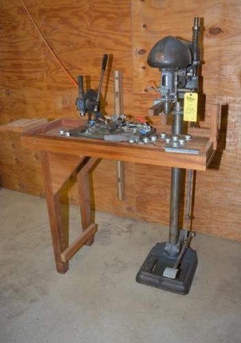 Delta DP220 Vintage 16 Speed Drill Press 1PH, 115V, 1/3 HP, Includes Arbor Press