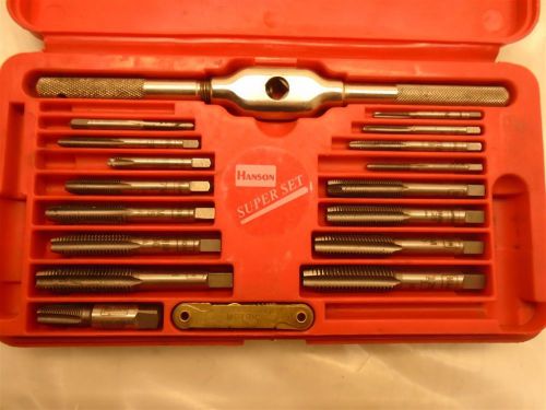 Irwin Hanson 26317 Set Tap&amp;die 41pc Metrichanson Thread Tap USED MISSING PIECES