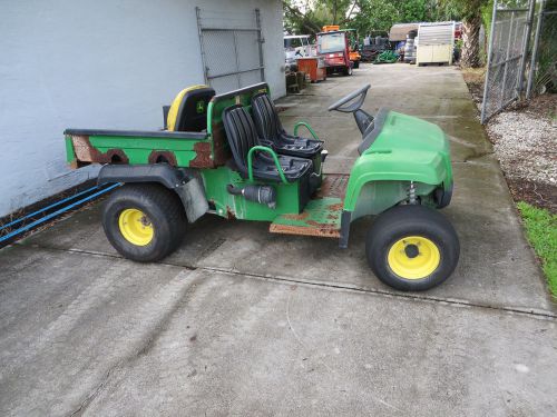 John deere turf gator gas engine work cart dump body  runs good looks bad! for sale