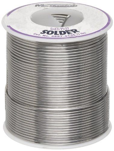 Mg chemicals 4880 series, sn63/pb37 rosin core leaded solder, 0.05&#034; diameter, for sale