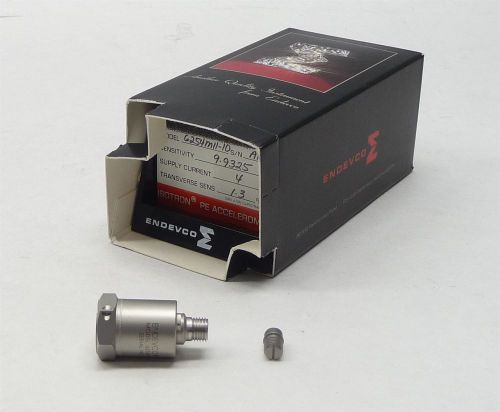 NEW ENDEVCO 6254M11-10 9.9325MV/G 4MA 1.3% ISOTRON PE ACCELEROMETER