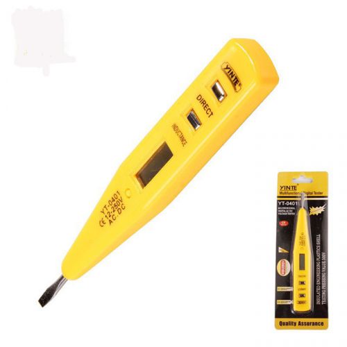 1pc AC/DC Electric Voltage Tester Volt Alert Test Pen Detector Sensor 12V~220V