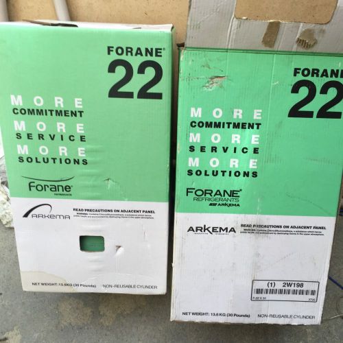 R22 Refrigerant 30 lbs. Virgin Factory Sealed Arkema Qty2