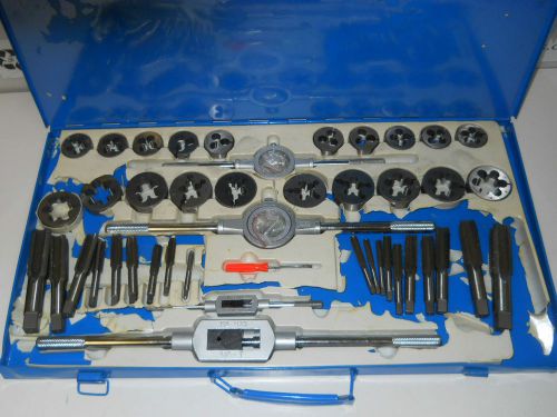 Interstate 43-Piece Carbon Steel Tap &amp; Round Die Set